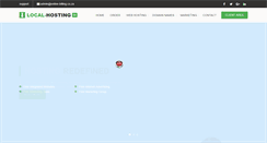 Desktop Screenshot of local-hosting.co.za