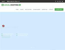 Tablet Screenshot of local-hosting.co.za